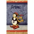 Karácsonyi textilblokk-pingvinek 4