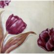 Szalvéta-Bordó tulipánok