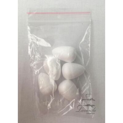 Fehér hungarocell tojás csomag