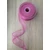 Organza szalag, fukszia, drótos,5cm